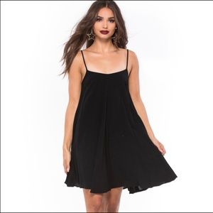 MINK PINK 'Spin Around' Black Mini Dress
